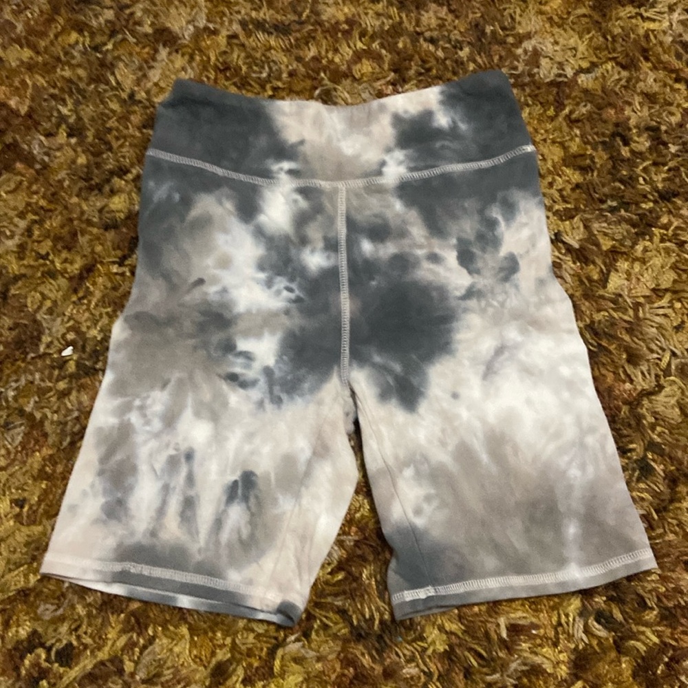 Tie dye biker shorts